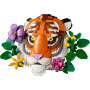 Lego Art 31217 Collezione animali – Tigre Animale 3D con Fiori e Piante Botaniche Decorative