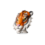 Lego Art 31217 Collezione animali – Tigre Animale 3D con Fiori e Piante Botaniche Decorative