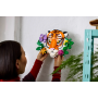 Lego Art 31217 Collezione animali – Tigre Animale 3D con Fiori e Piante Botaniche Decorative