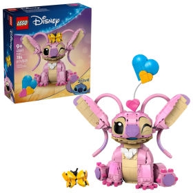 Lego Disney 43257 Lilo &  Stitch - Angel con orecchie mobili e testa girevole