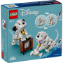 Lego Disney 43271 La carica dei cento e uno - Pongo e Peggy con testa gambe e code mobili