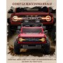 Kit 4 Ruote in Gomma EVA Ford Bronco 24V con Assi Copriruota Bulloneria