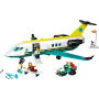 Lego City 60465 Aereo ambulanza di emergenza con 4 minifigure e tanti accessori