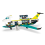 Lego City 60465 Aereo ambulanza di emergenza con 4 minifigure e tanti accessori