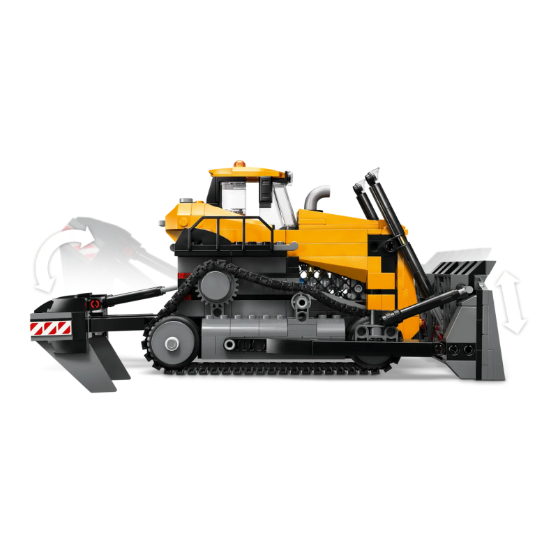 Lego City 60466 Bulldozer giallo Set con Veicolo da Cantiere con