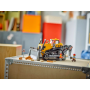 Lego City 60466 Bulldozer giallo Set con Veicolo da Cantiere con 3 Minifigure e Segnali Stradali
