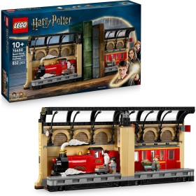 Lego Harry Potter 76450 Book Nook: Espresso per Hogwarts Set con Treno 2 Minifigure tra cui Ron Weasley Edvige e Crosta