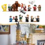 LEGO Harry Potter 76454 Castello di Hogwarts: Torre della Grande Scalinata Principale con Stanze Modulari e 12 Personaggi