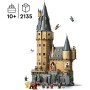 LEGO Harry Potter 76454 Castello di Hogwarts: Torre della Grande Scalinata Principale con Stanze Modulari e 12 Personaggi