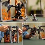 LEGO Icons 10367 Il Signore degli Anelli: Book Nook del Balrog Modellino con Minifigura di Gandalf il Grigio e Figura di Balrog