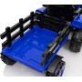 Trattore Elettrico per Bambini 12V con Rimorchio - Maxi Trattore Cavalcabile con ruote in gomma