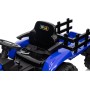 Trattore Elettrico per Bambini 12V con Rimorchio - Maxi Trattore Cavalcabile con ruote in gomma