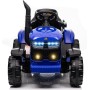 Trattore Elettrico per Bambini 12V con Rimorchio - Maxi Trattore Cavalcabile con ruote in gomma
