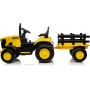Trattore Elettrico per Bambini 12V con Rimorchio - Maxi Trattore Cavalcabile