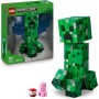 LEGO Minecraft 212767 Creeper - Action Figure di Mob Snodabile con Scomparto Segreto con Maiale e Elemento TNT
