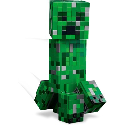 LEGO Minecraft 21276 Creeper - Action Figure di Mob Snodabile con Scomparto Segreto con Maiale e Elemento TNT