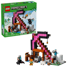 Lego Minecraft 21277 La miniera delle piccozze con 3 minifigure e tanti accessori ispirati al videogioco