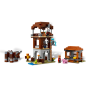 Lego Minecraft 21278 L’avamposto del saccheggiatore e predone con 4 minifigure e accessori ispirati al videogioco