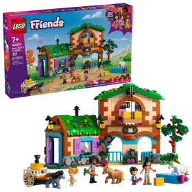 Lego Friends 42654 Ranch e scuderia dei pony con 4 minifigure animali e altri accessori per il gioco