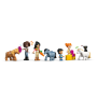 Lego Friends 42654 Ranch e scuderia dei pony con 4 minifigure animali e altri accessori per il gioco