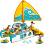 Lego Friends 42664 Avventura sul catamarano con 4 minifigure 2 delfini e tanti accessori a tema