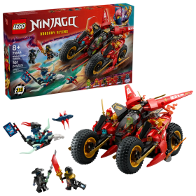 Lego Ninjago 71844 Veicolo da combattimento Ninja 3in1 con 6 minifigure e accessori a tema