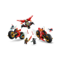 Lego Ninjago 71844 Veicolo da combattimento Ninja 3in1 con 6 minifigure e accessori a tema