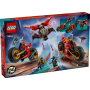 Lego Ninjago 71844 Veicolo da combattimento Ninja 3in1 con 6 minifigure e accessori a tema