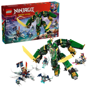 Lego Ninjago 71845 Jet Mech di Lloyd  Mech snodabile con 5 minifigure e accessori a tema