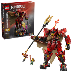 Lego Ninjago 71846 Mech Cavaliere del Fuoco con 2 minifigure e accessori a tema