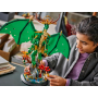 Lego Ninjago 71847 Drago-guardiano con testa e braccia snodabili e miniifugra di Maestro Wu con bastone