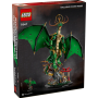 Lego Ninjago 71847 Drago-guardiano con testa e braccia snodabili e miniifugra di Maestro Wu con bastone