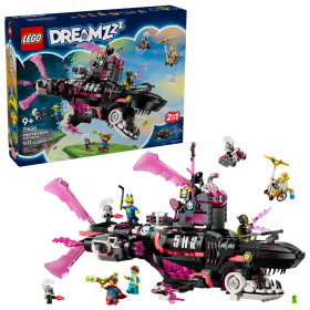 Lego Dreamzzz 71500 Sottomarino-squalo Nightmare con 5 minifigure e tanti accessori a tema