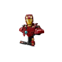 Lego Marvel 76327 Busto di Iron Man MK4 con Minifigure di Tony Stark Cannoni a Spalla e Testa Rotante