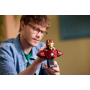 Lego Marvel 76327 Busto di Iron Man MK4 con Minifigure di Tony Stark Cannoni a Spalla e Testa Rotante