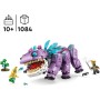 Lego Fortnite 77077 Klombo - Action Figure di Dino da Esposizione con Minifigure di Bananita e Oro