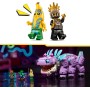 Lego Fortnite 77077 Klombo - Action Figure di Dino da Esposizione con Minifigure di Bananita e Oro