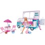 Simba 105733523 Steffi Love Camper Hawaii con Steffi e cagnolino e 50 accessori inclusi con parti apribili