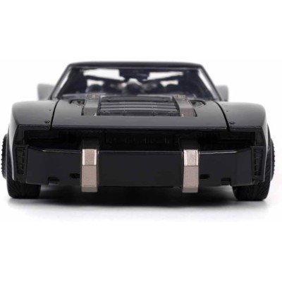 Batmobile Batman 2022 Jada Toys - Modellino Scala 1:24 Con Figura Metallica - Foto 5