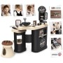 Smoby 7600320243 Barber Shop con 3 Aree gioco e 19 Accessori Inclusi