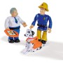 Simba 109252515 Sam il Pompiere Set doppio con animale serie 4 action figure Sam, Steele e Radar
