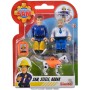 Simba 109252515 Sam il Pompiere Set doppio con animale serie 4 action figure Sam, Steele e Radar