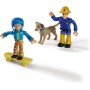 Simba 109252515 Sam Il Pompiere Confezione doppia con animali Serie 4 Action Figure Elvis Norman e Nipper