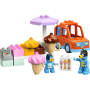 Lego Duplo Bluey 10458 Visita alla gelateria di Bluey con minifigure e accessori a tema