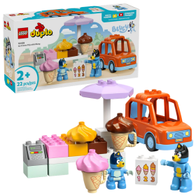 Lego Duplo Bluey 10458 Visita alla gelateria di Bluey con minifigure e accessori a tema