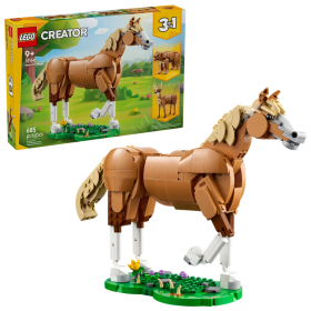 Lego Creator 31166 Cavallo Meraviglioso - Set 3in1 trasformabile in cavallo orso o cervo