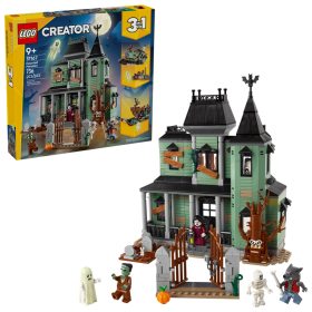 Lego Creator 31167 Villa Spettrale - set 3in1 per costruire 3 modelli tra cui casa stregata trenino fantasma o nave spettrale