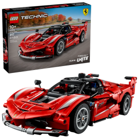 Lego Technic 42212 Ferrari FXX K con motore V12 con pistoni mobili portiere a farfalla e cofano apribile