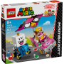 Lego Super Mario 72038 Mario Kart™ – Wario e Re Boo con kart con funzione di lancio di gusci e di derapata