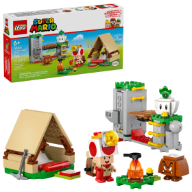 Lego Super Mario 72040 In campeggio con Capitan Toad con 3 minifigure e accessori a tema